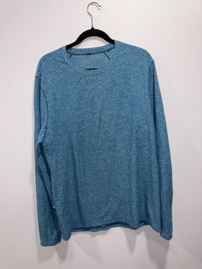 lululemon athletica Men's Long Sleeve Crewneck - Heather blue